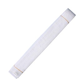 Power Gear Taekwondo Colored Ranking Belts Cotton Martial Arts Judo Karate TKD Aikido Uniform Belt Kids (White, 220cm)