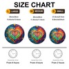 Jigfoxy Wooden Puzzles for Adults, Mandala Heart Wood Puzzles Adult,