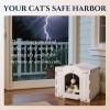 Apasiri Indoor Cat House Scratch-Resist