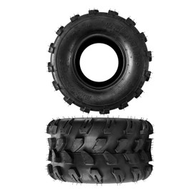 KAX 18x9.5-8 ATV Tires Set of 2, All Terrain 4 Ply Mud Tires for 4 Wheelers, UTVs, Quads, Aggressive Tread for Dirt, Mud, Trail Riding(Z-124)
