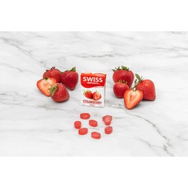 Swiss Imports Sugar Free Bonbons Hard Candy Drops, Strawberry, 1.4 oz/40g Box, 9 Pack