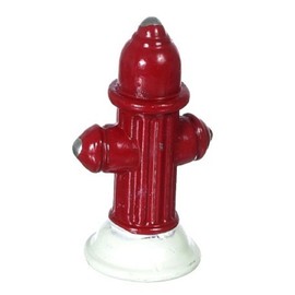Handley House Dollhouse Miniature Red Fire Hydrant