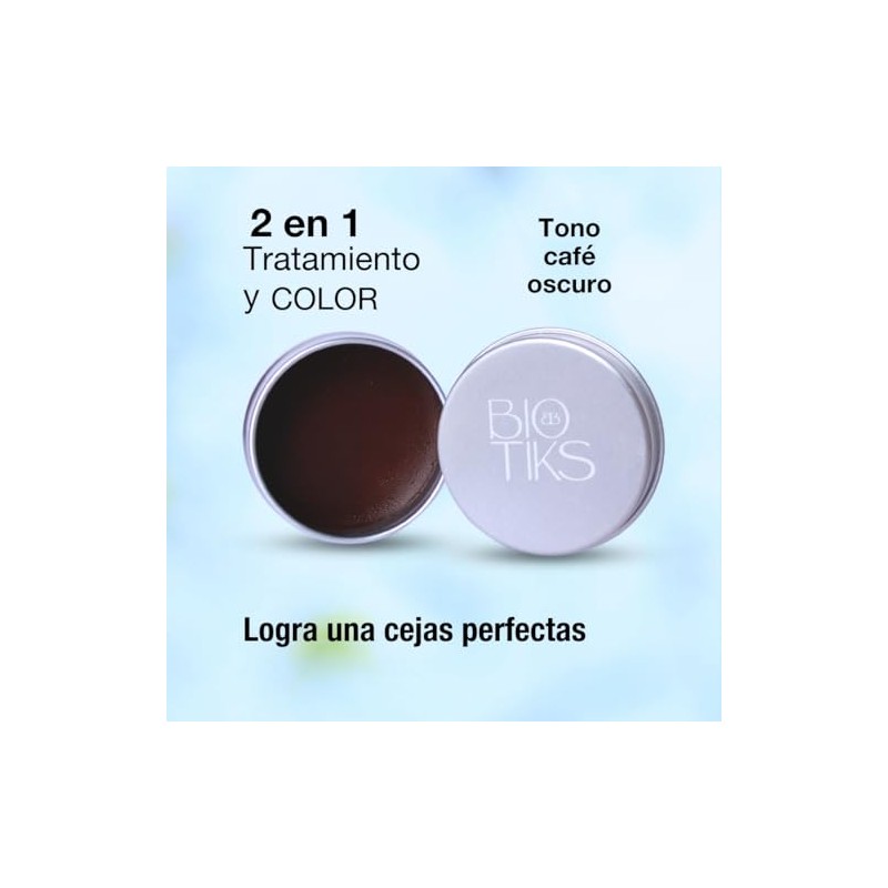 Gel de ceja 2 en 1, crecimiento y color, para