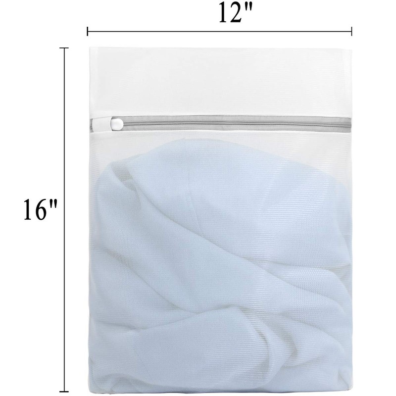 Muchfun 3Pcs Durable Fine Mesh Laundry Bags for Delicates 12