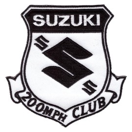 Suzuki 200 Mph Club Motorcycle Club Racing Jacket Biker Patch (SZ3)