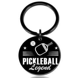Ikacvb Funny Pickleball Gifts For Women Men Stocking Stuffers Best Gifts For Pickleball Lovers Player Pickleball Accessories Pickle Balls Keychain Christmas Pickleball Legend