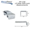 RecPro RV LP Tank Lock and Pad Lock | RV