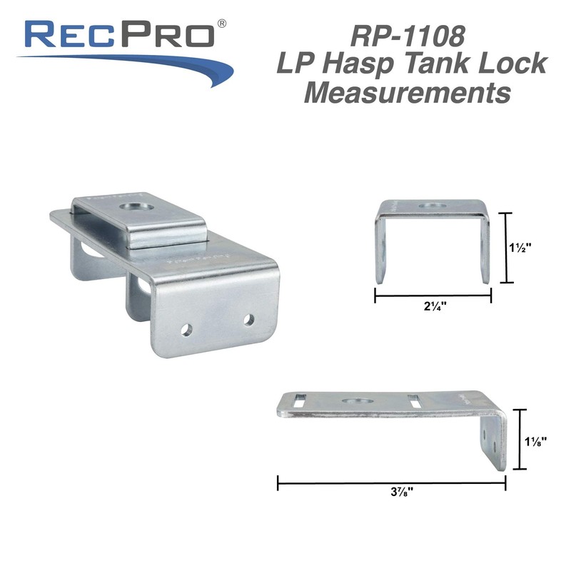RecPro RV LP Tank Lock and Pad Lock | RV
