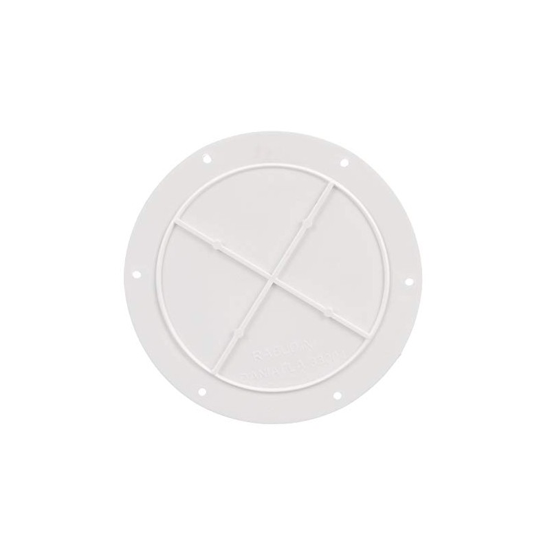 Seachoice Mounted Boat Plate Cover, Arctic White Finish, Up to