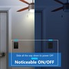 LIDER Combination Light Switch and 3-Speed Fan Control, Light and