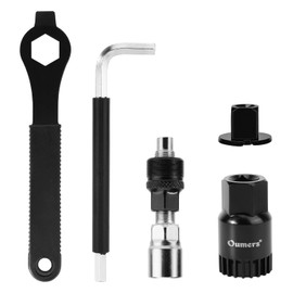 Oumers Puller Bicycle Crank Wrench Bottom Bracket Remover Allen Key Square Head Bicycle Crank Puller Tool Repair Tool Set for Removing Crank Sets