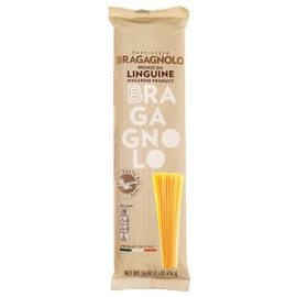 Pastificio Bragagnolo, Linguine 811 Bronze-Drawn, 100% Italian Pasta, Made with Durum Wheat Semolina Flour, Non GMO (1 Pound Bag) - Consistently al Dente.
