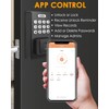 Tinewa 1 Pack Smart Keyless Entry Fingerprint Deadbolt and Handle