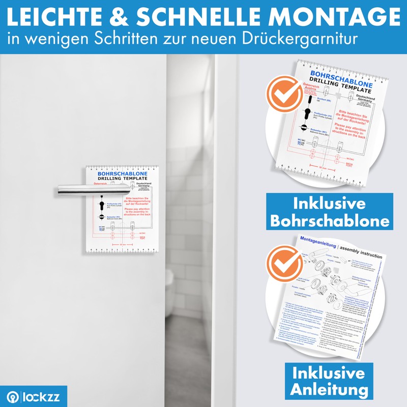 lockzz Stainless Steel Door Fitting Würzburg