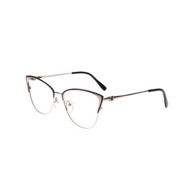 XPL NEW Jo Noella Eyewear JN-3031 Black & Gold Eyeglasses, 54-16-140