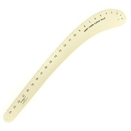 NO.6224A HAND Vary Form Curve Ruler, Aluminum 24 Inch