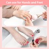 Nail Arm Rest for Acrylic Nails with Nail Table Mat,