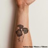 'Carnation Flowers' Temporary Tattoo - Water Resistant, Skin-Safe, Non-Toxic Transfer