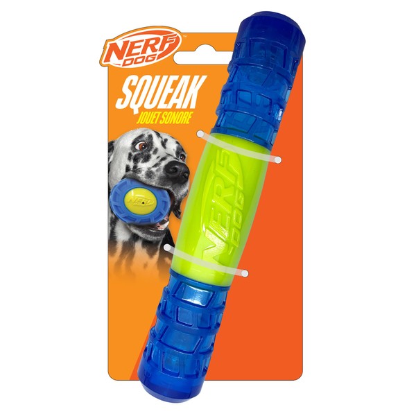 NERF Dog TPR EXO Squeak Stick - 6 in
