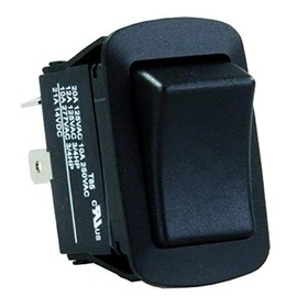 JR Products 13795 Black On/Off SPST H2O Resistant