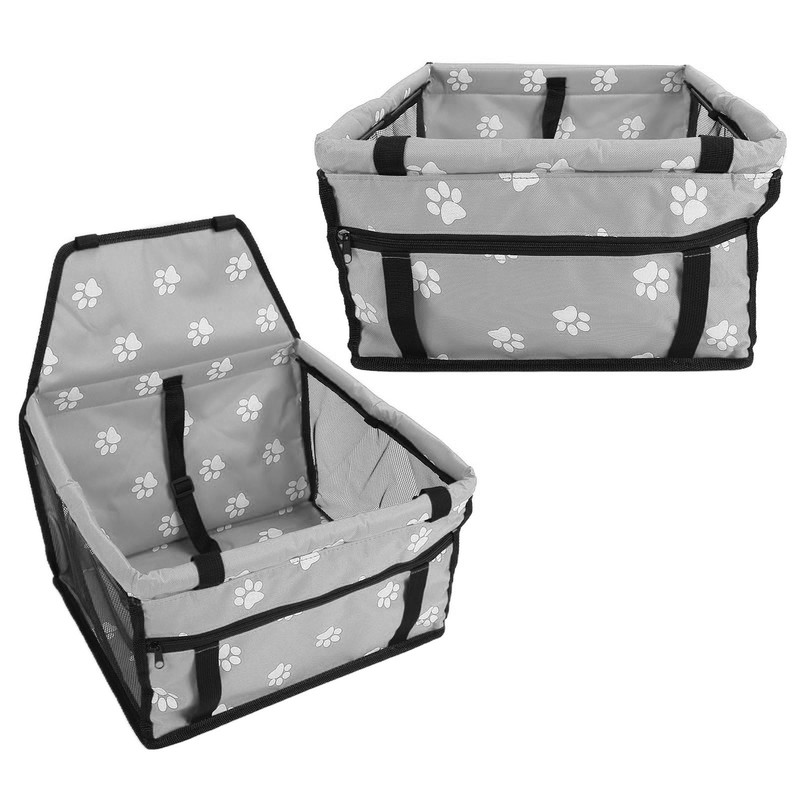 Bear Paw Pattern Pet Carrier Cage Washable Pet Car Travel