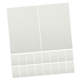 Operitacx 20pcs Sublimation Aluminum Sheets: Blank Heat Transfer Metal Plates for Crafting Photo Frames - Blank Sheets for Crafting Engraving