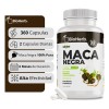 Maca Negra 100 Pura Bioherb 180 Cápsulas Suplemento
