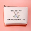 Funny Baker Bag I Bake So I Don't Punch People
