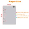 SAYEEC A5 Refill Paper 80 Sheets Loose Leaf Paper for