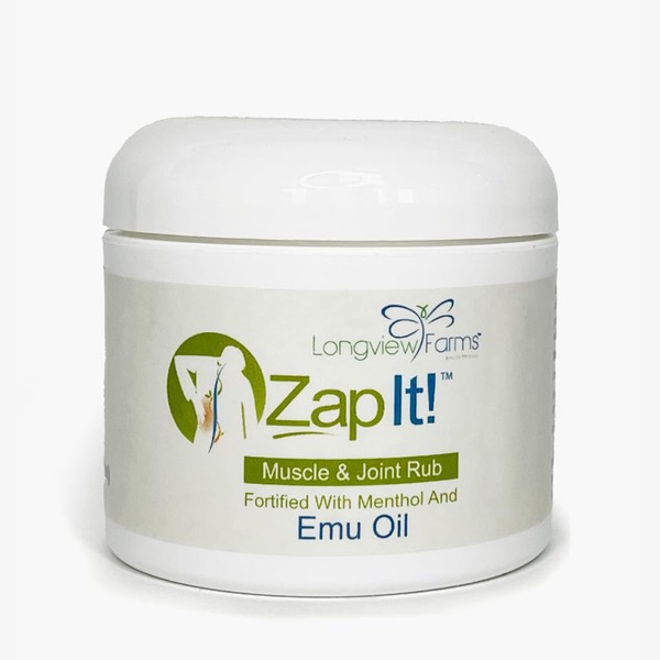 Longview Farms® Zap It! Muscle and Joint Therapy Cream– Fast-Absorbing