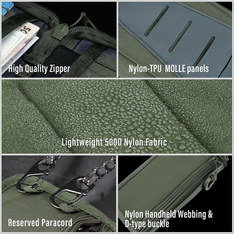 TACTICAL_GEEK Block D 8G EDC Organizer Pouch, Molle EDC Gadget