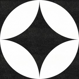 HOMETITUTE 10PCS 12x12 Inch Black and White Geometric Peel and Stick Floor Tiles Removable Self Adhesive Vinyl Flooring Stickers for Kitchen Entryway Office Modern Decor