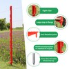 Zoiut 25 Pack Electric Fence Posts,48 Inch/4FT Step-in Plastic Posts