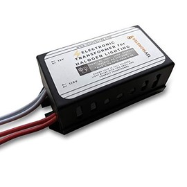 40 Watt Low Voltage Xenon Transformer 40W in Input 120V to Output 12V Halogen Light Bulb Power Supply 12 Volt G4 MR11 MR16 Lamp Driver Ballast Spot Landscape Rail Ceiling Wiring Malibu Garden