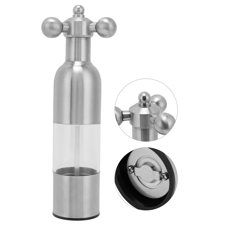 Mini Pepper Mill Stainless Steel Manual Salt Grinder Spice Grinding