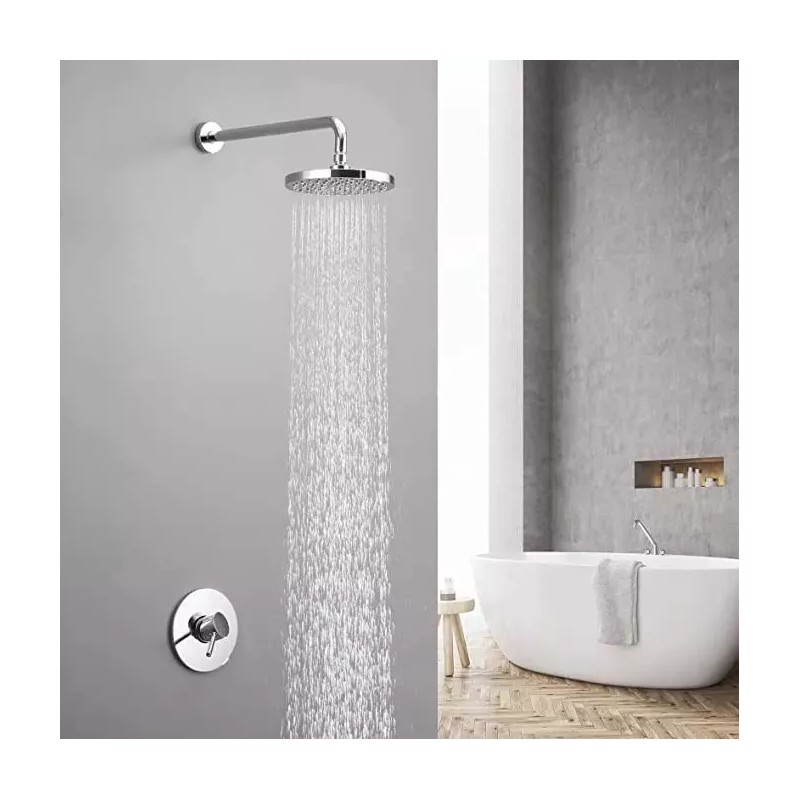 Anuwsasa Grifería de baño Anuwsasa Inox TD-0617 color plateada