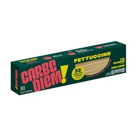 Carbe Diem!, Fettuccine, Lower Net Carb Pasta with Traditional Flavor & Texture, 8 grams of Protein, 55% Fewer Net Carbs & Only 110 Calories Per Serving
