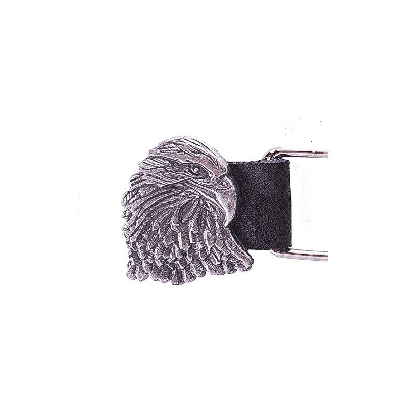 4-Pack Eagle Vest Extender Made with Leather and Motorcycle Chains