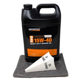 Generac 0J5160A 15W-40 Synthetic Blend CK-4 Heavy Engine Oil Gallon