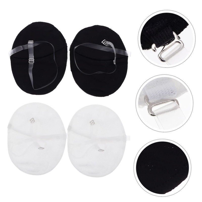 Healvian 6pairs Portable Sweat Absorbing Armpit Pads Breathable Underarm Protectors