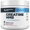 Transparent Labs Creatine HMB - Creatine Monohydrate Powder with HMB