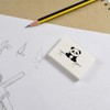 2 x 45mm 'Cute Sketchy Panda ' Erasers/Rubbers (ER00042793)