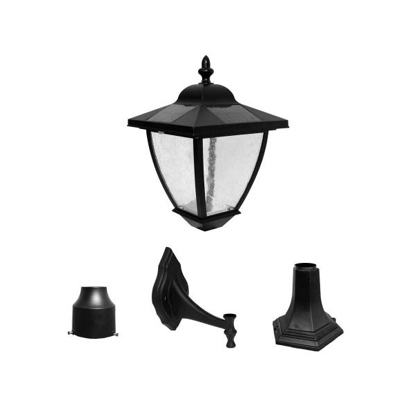 Nature Power Bayport Solar Lamp with 3 Mounting Options