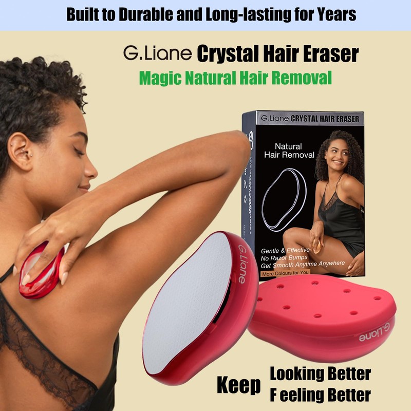 G.Liane G.Liane Crystal Hair Eraser,Upgraded Painless Crystal Hair Remover,More Effective