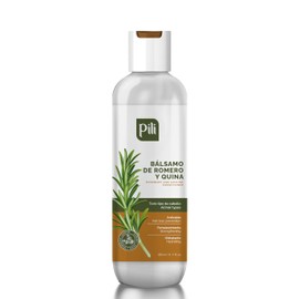 Pili Natural Rosemary and Quinine Conditioner - Romero y Quina Balsamo - Strengthen hair follicles, Prevents Hair Loss and Helps to Improve Growth.