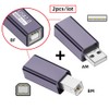 NFHK 2pcs/lot USB 2.0 B Type Female to Type-A &