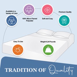 Thermee Micro Flannel Sheets Set, Queen-Size Sheet Set having 18" Deep Pocket, Soft Queen Sheets Fit Queen Mattresses, Machine Wash/Dry, No Pilling, 2 Standard Pillowcases, Bed Sheets - Falling Leaves