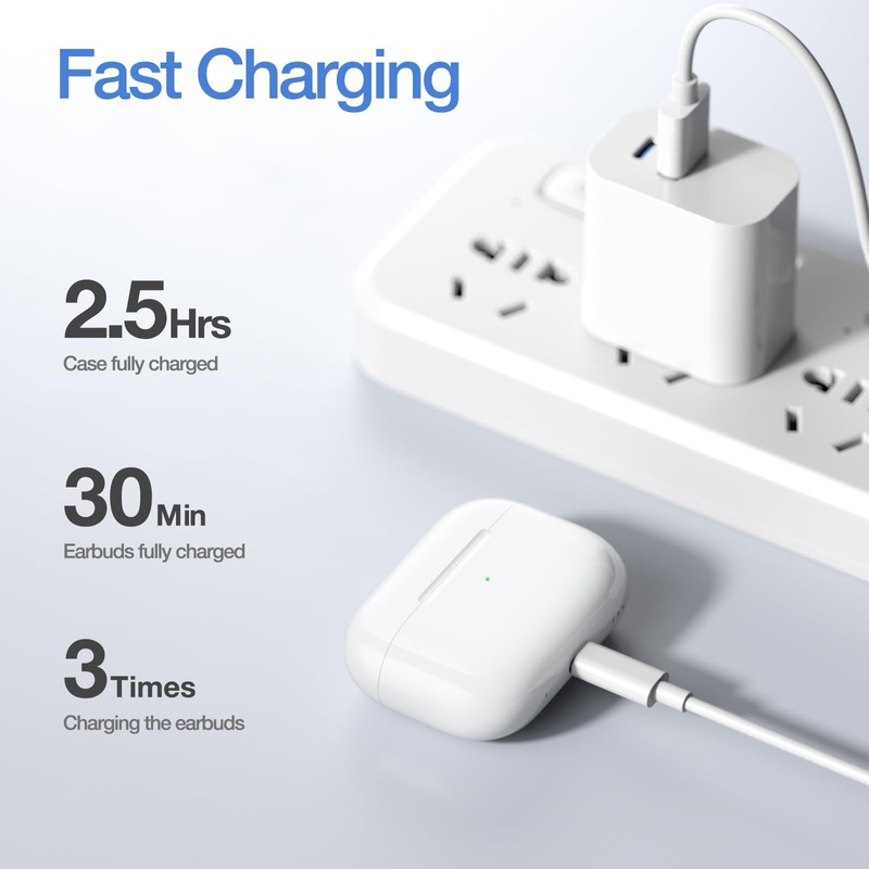ACCISTELLA Kabelloses Ladecase Ersatz Kompatibel mit AirPods Pro 1 &