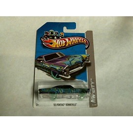 Hot Wheels 2013 HW City Purple 65 Pontiac Bonneville 35/250 Graffiti Rides