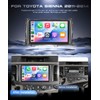 4G+64G for Toyota Sienna 2011-2014 Car Radio with Wireless Carplay/Android